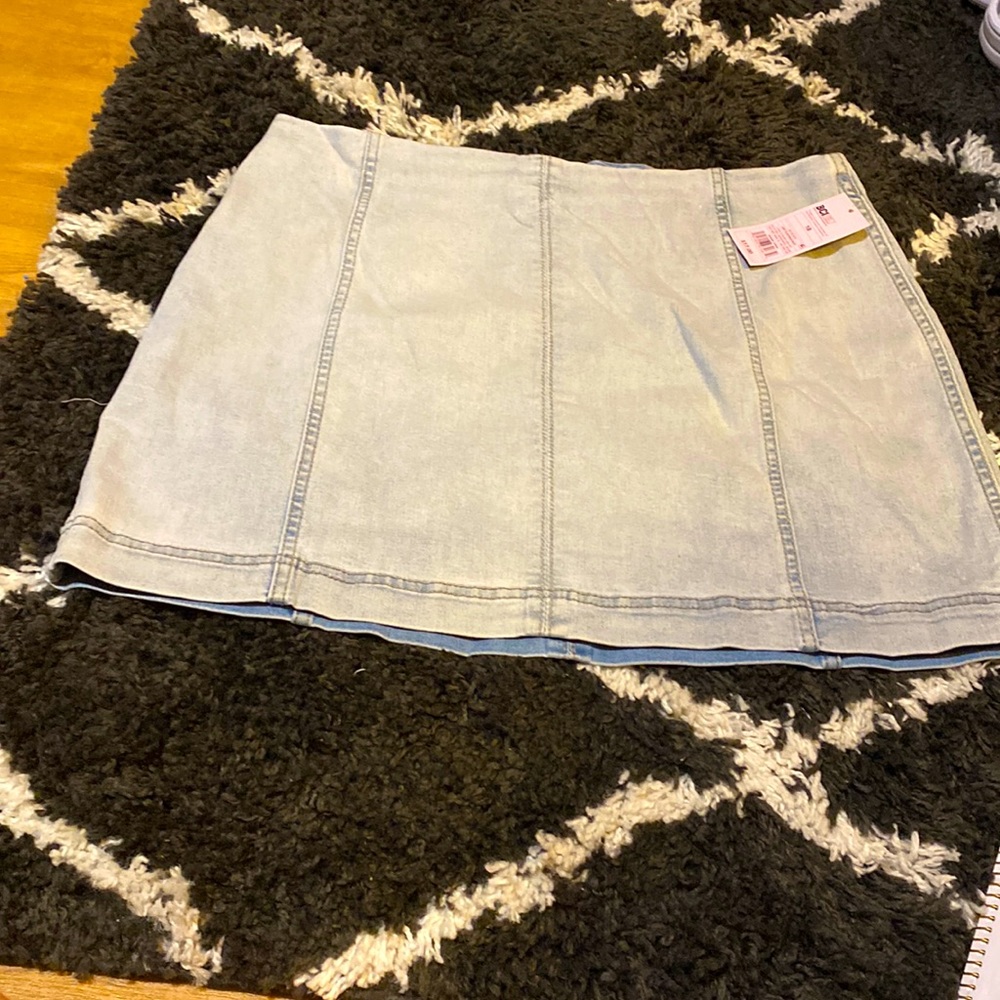 Light Blue Jean Skirt
